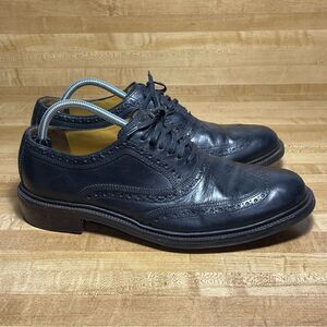 Cole Haan Shoes Grand OS Mens Black Leather Wingtip Dress Oxfords C11918 Sz 11 M